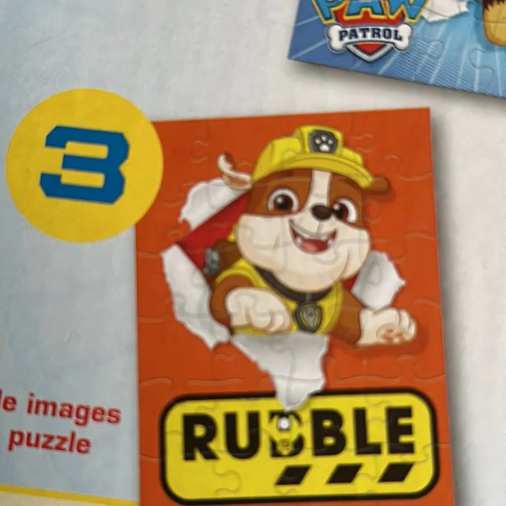Nickelodeon Paw Patrol 4 Puzzle Pack new in box.
